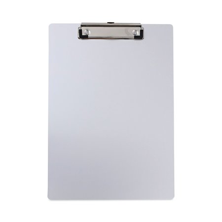 UNIVERSAL Aluminum Clipboard with Low Profile Clip, 1/2" Capacity, 8x11.5 Sheets UNV40301